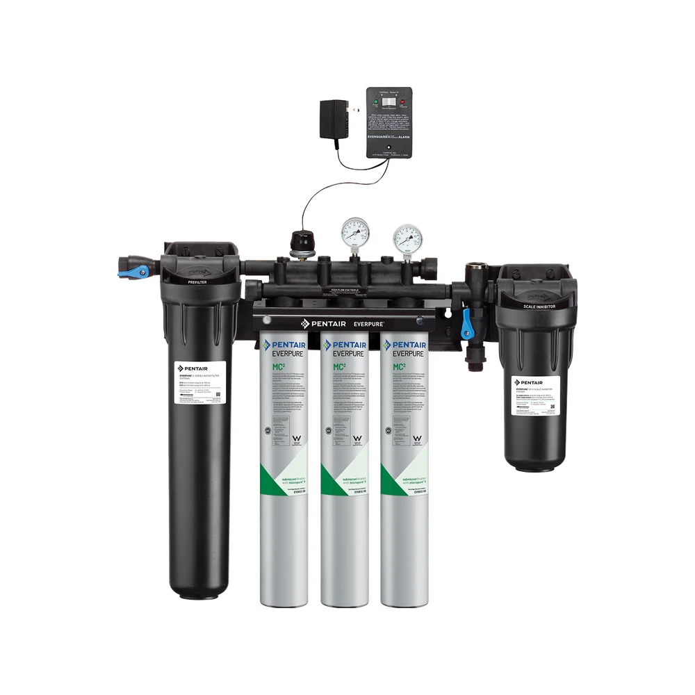 Sistema High Flow Triple MC2 con Alarma de Baja Presión - Pentair